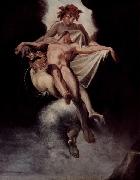Johann Heinrich Fuseli Sleep and Death carrying away Sarpedon of Lycia oil painting